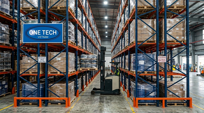 Kệ drive in thực tế trong kho pallet tải trọng nặng