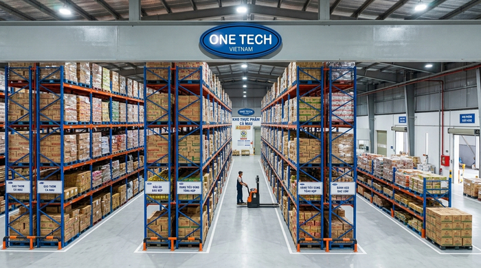 Kệ pallet Cà Mau cho đại lý thực phẩm và kho phân phối nhiều mã hàng
