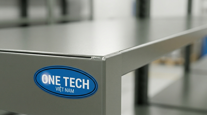 Bề mặt sơn tĩnh điện của kệ sàn mezzanine