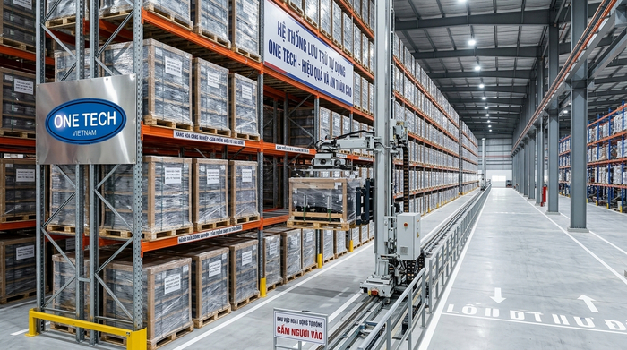 An toàn vận hành stacker crane trong kho tải trọng nặng