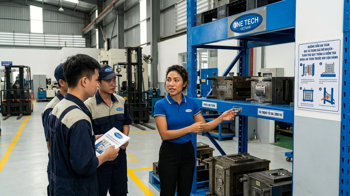 Đào tạo quy trình vận hành kệ khuôn an toàn