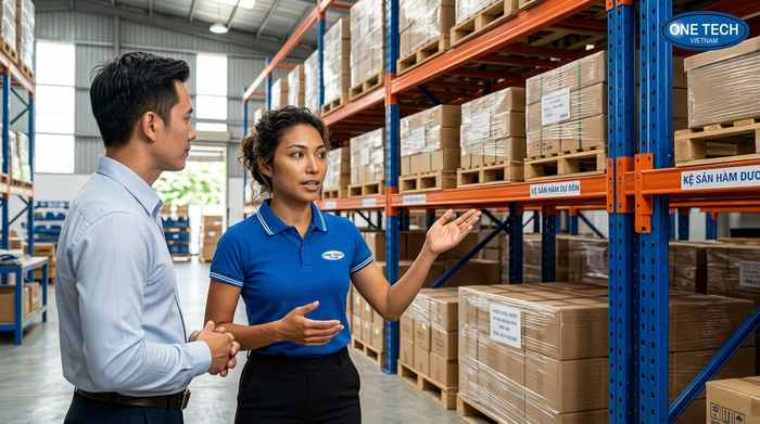 Đội ngũ kỹ thuật OneTech tư vấn giải pháp lưu trữ cho doanh nghiệp
