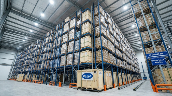 Hiệu quả đầu tư kệ VNA cho doanh nghiệp Cà Mau Tính hiệu quả đầu tư khi lắp đặt kệ VNA cho kho hàng Cà Mau