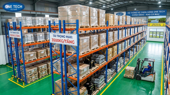 Tổng quan hệ thống kệ Selective Cà Mau chịu tải trọng nặng