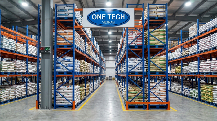 Kệ Selective dùng cho đại lý thức ăn thủy sản tại Cà Mau