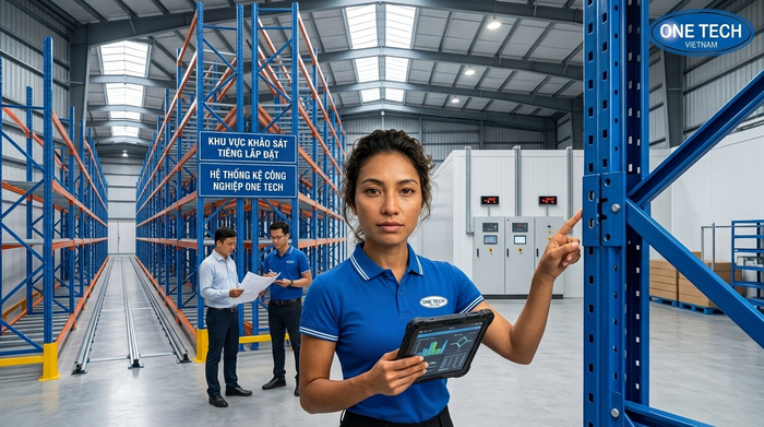 Khảo sát kho trước khi lắp đặt stacker crane tại Cà Mau