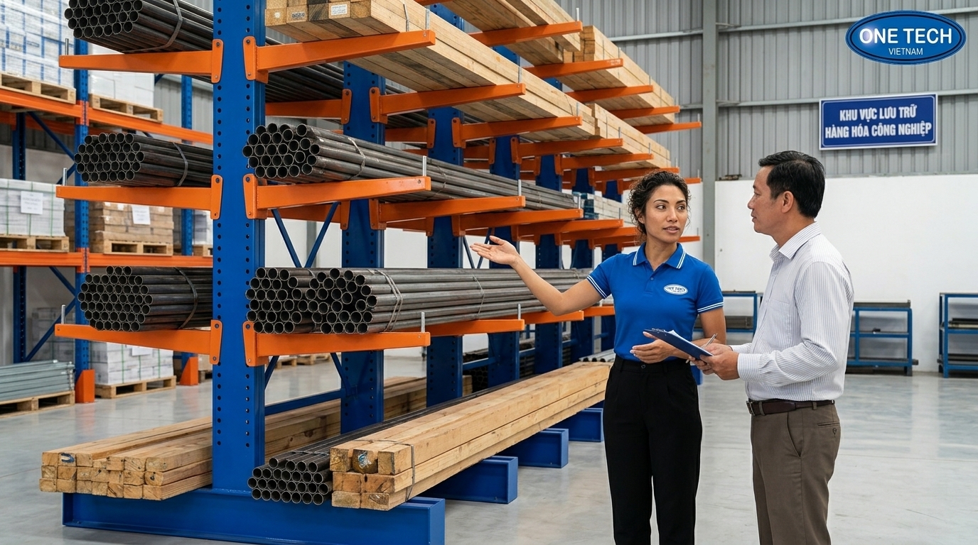 Liên hệ tư vấn Kệ tay đỡ Cà Mau trực thuộc tập đoàn OneTech