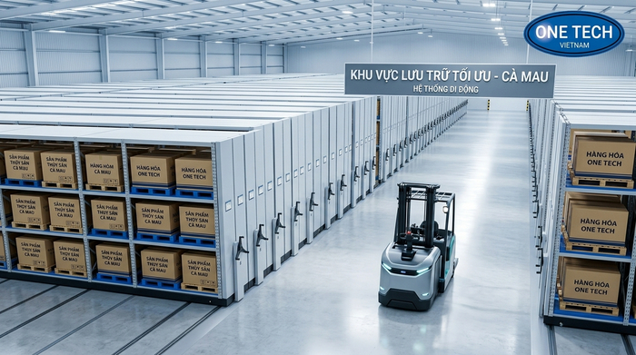 Lợi ích kệ kho di động Cà Mau Lợi ích của kệ kho di động trong tối ưu diện tích và vận hành kho
