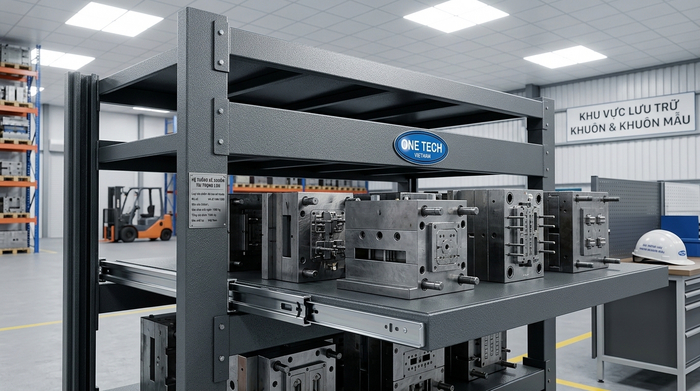 Mould Racks dạng kéo trượt dùng cho khuôn nặng