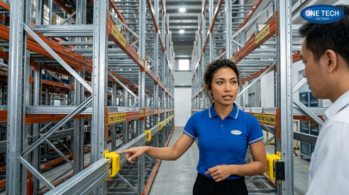 Nghiệm thu bàn giao kệ VNA tại Cà Mau Nghiệm thu và bàn giao hệ thống kệ VNA sau lắp đặt