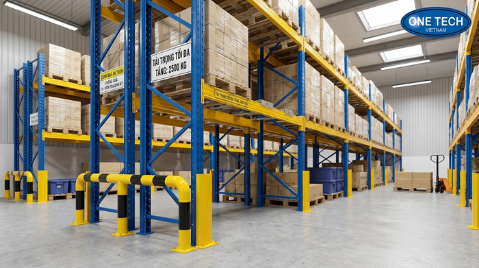 Phụ kiện an toàn kệ kho thông minh Cà Mau Phụ kiện an toàn cho kệ kho thông minh Cà Mau
