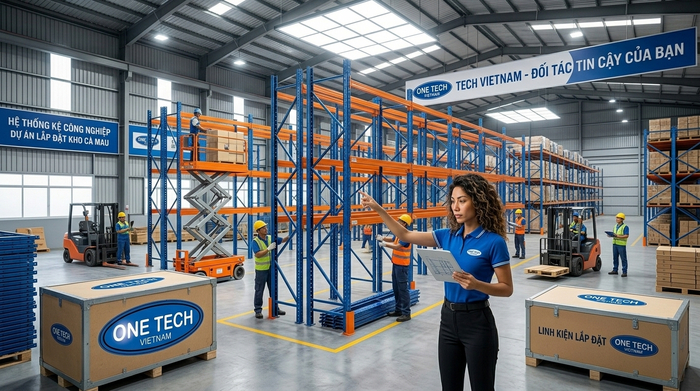 Quy trình triển khai kệ kho thông minh Cà Mau Quy trình lắp đặt kệ kho thông minh Cà Mau