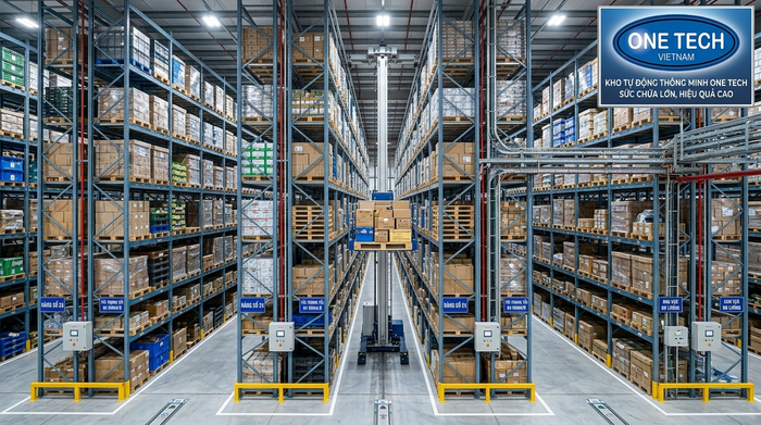 Quy trình nhập xuất pallet bằng stacker crane