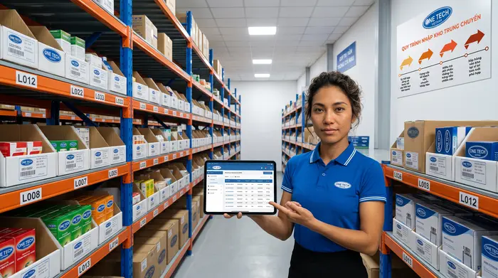 Hệ thống quản lý kho WMS Cà Mau Hệ thống quản lý kho WMS Cà Mau theo mã vị trí kệ và mã hàng