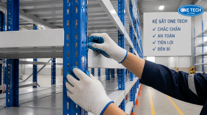 Lắp đặt kệ tải trọng nhẹ Cà Mau đúng kỹ thuật và an toàn