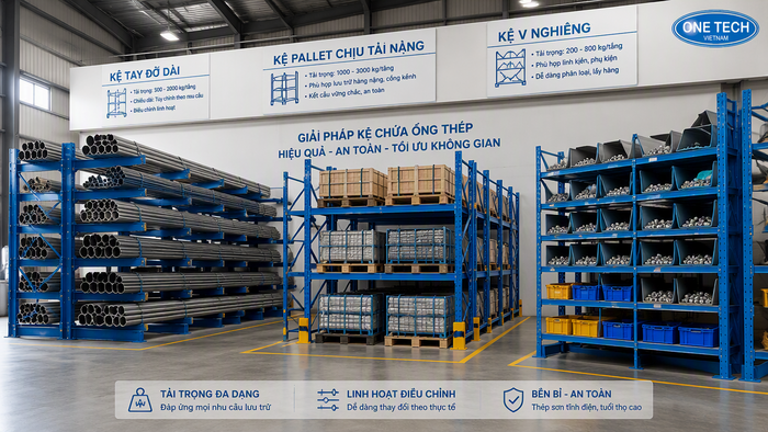 Thông số thiết kế kệ để ống thép cần kiểm tra Thông số thiết kế kệ để ống thép cần kiểm tra