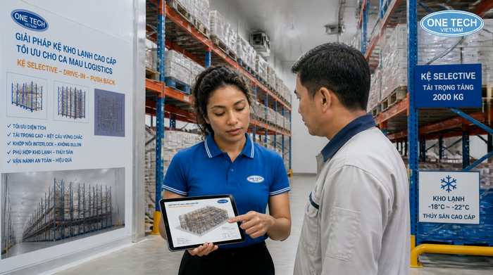 Tư vấn Kệ kho logistics Cà Mau từ OneTech