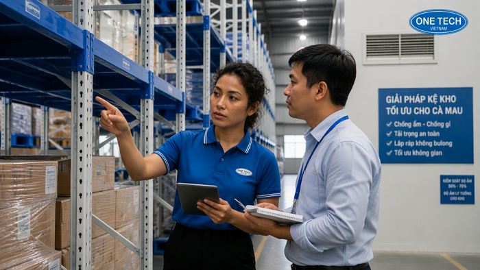 Tư vấn thiết bị nhà kho Cà Mau trực thuộc tập đoàn OneTech