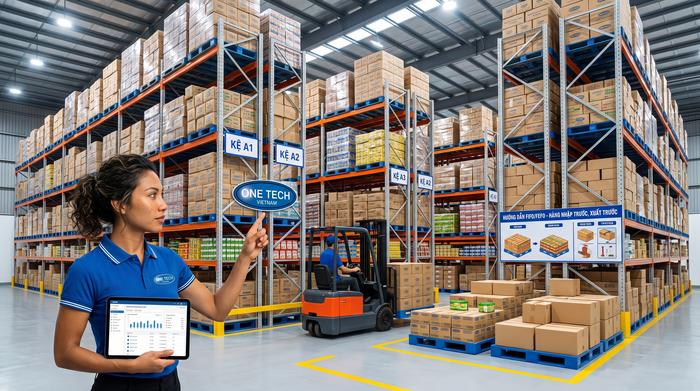 Tối ưu xuất nhập hàng với kệ kho FMCG Cà Mau Quy trình xuất nhập hàng trên kệ kho FMCG tại Cà Mau